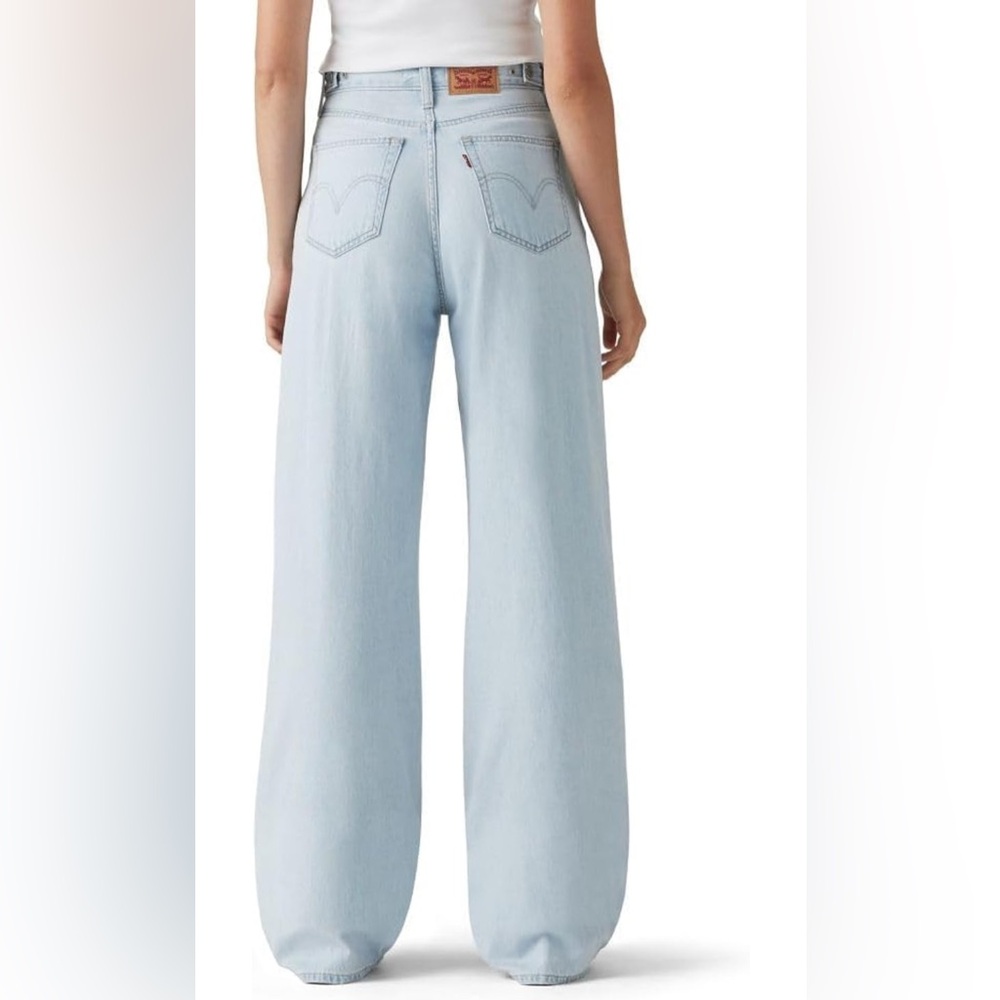 Levi's Women's Cinch Baggy Jeans | High Rise Wide Leg - Picture 2 of 4
